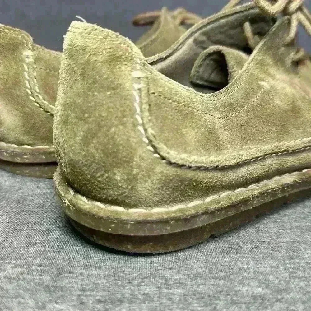 Clarks Collection Womens Brown Leather Suede Low Lace Up Oxford Shoes Size 9.5 - Picture 11 of 12